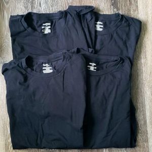 Set of 4 Goodfellow Black T-Shirts
